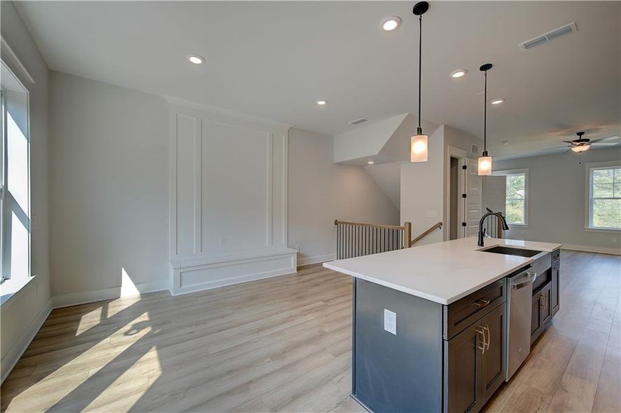 Furnished interior view inside a new home in Barrett Pointe, Kennesaw (Image 12).