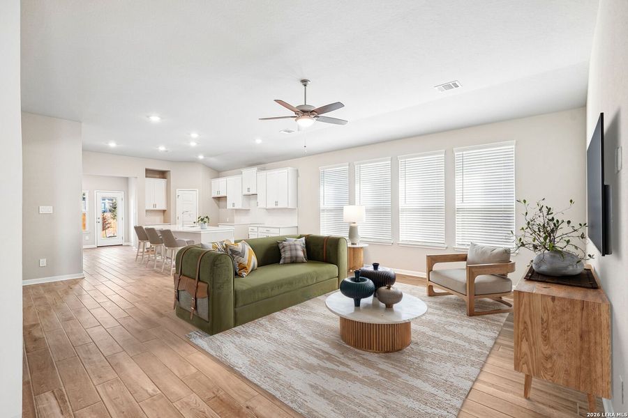 Furnished interior view inside a new home in Sagebrooke - Premier Series, San Antonio (Image 6).