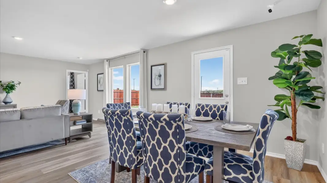 Furnished interior view inside a new home in Springhill South, Boyd (Image 9).