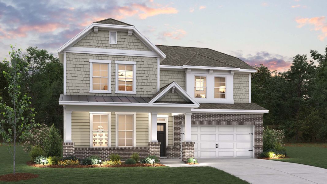 Representative exterior photo of a completed home built from the Cooper by D.R. Horton in Avalon of Gastonia, Gastonia, NC (Image 5).