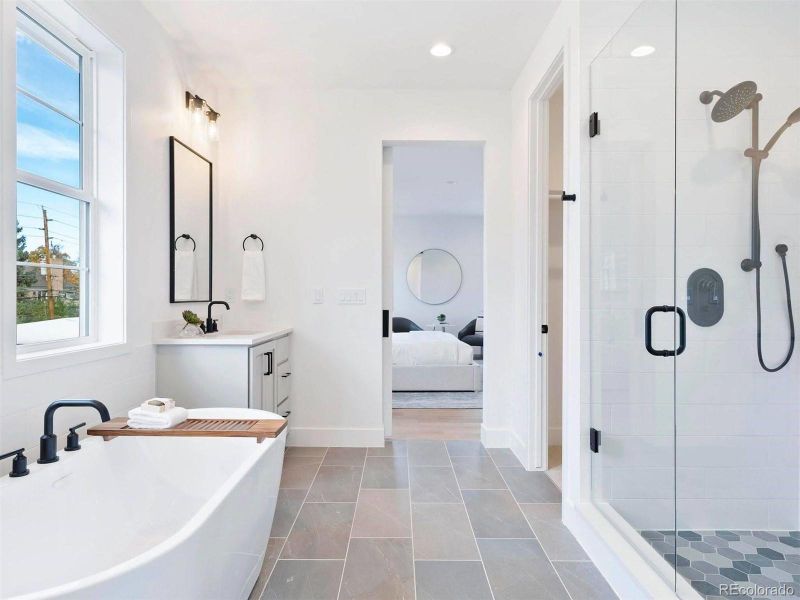 Furnished interior view inside a new home in , Denver (Image 13).