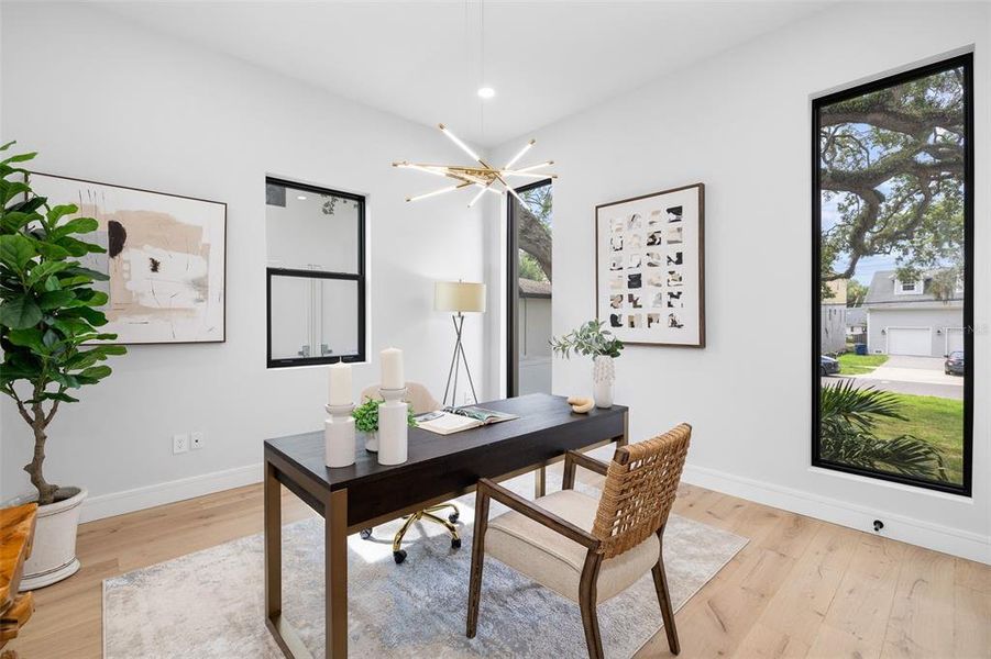 Furnished interior view inside a new home in , Tampa (Image 61).
