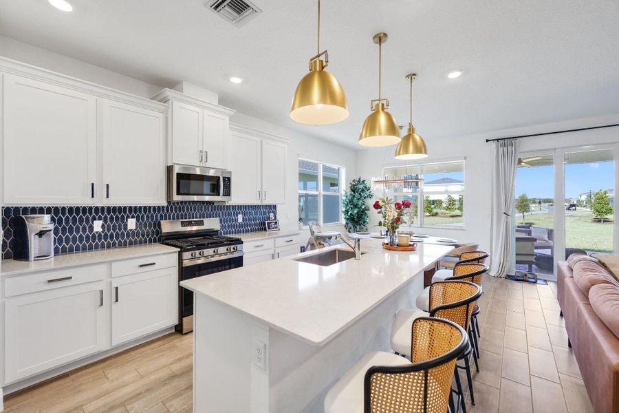 Furnished interior view inside a new home in , Loxahatchee (Image 19).