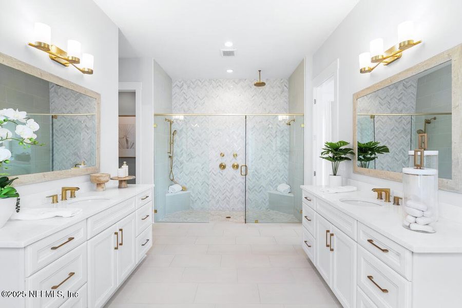 Furnished interior view inside a new home in , St. Johns (Image 8).