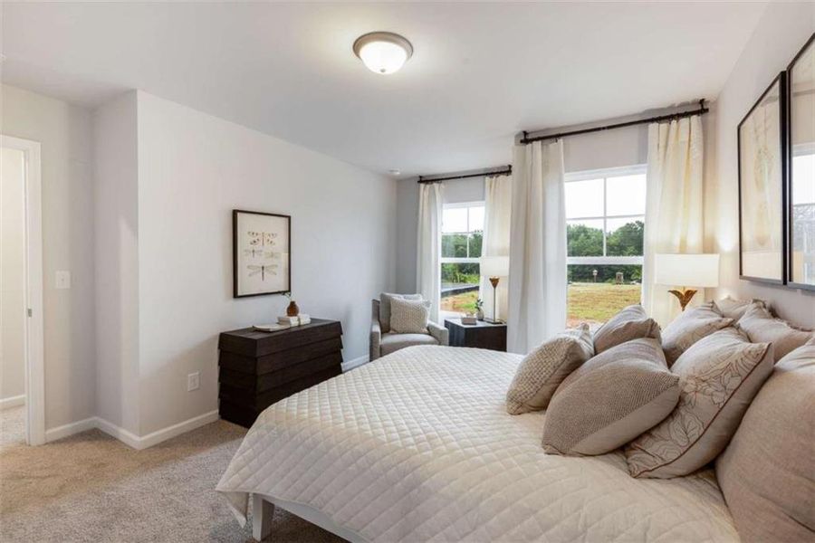 Furnished interior view inside a new home in , Conyers (Image 25).