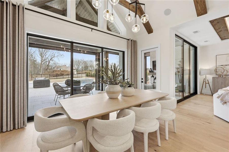 Furnished interior view inside a new home in , Gainesville (Image 32).