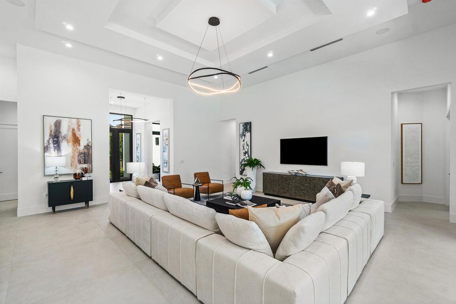 Furnished interior view inside a new home in , Delray Beach (Image 31).