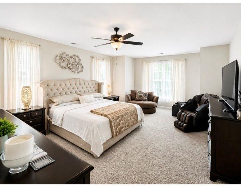 Furnished interior view inside a new home in , Atlanta (Image 6).