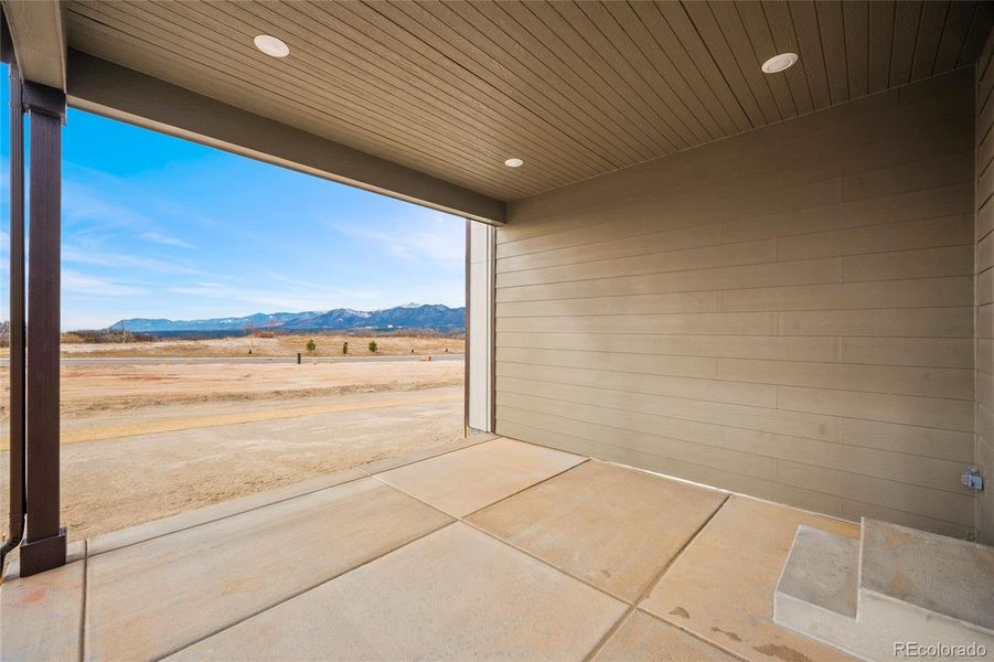Exterior details and patio area of a home in Jackson Creek, Monument (Image 4).