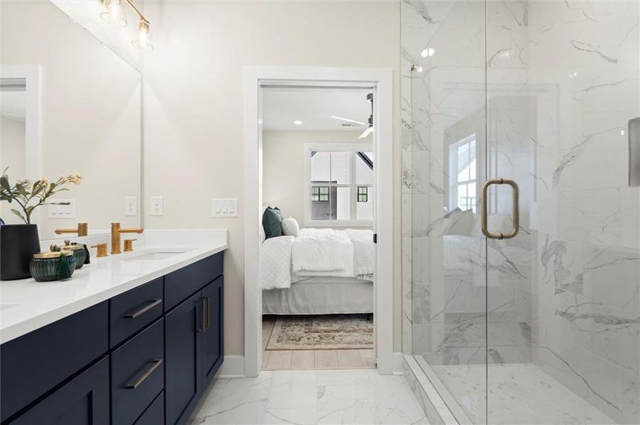 Furnished interior view inside a new home in , Alpharetta (Image 33). Furnished interior view inside a new home in , Alpharetta (Image 33).