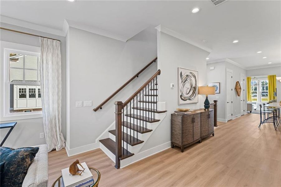 Furnished interior view inside a new home in , Kennesaw (Image 25).