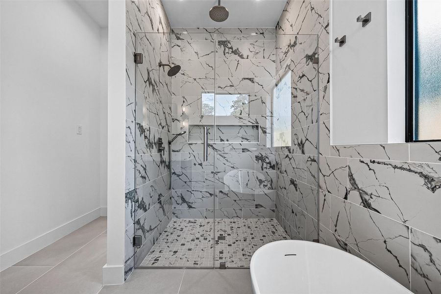 Ample shower Ample shower