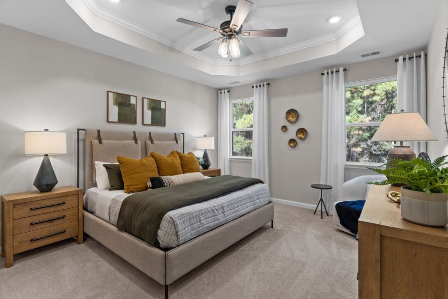 Representative furnished interior of a home built from the The Cherry Grove by Chesapeake Homes in Coastal Club of the Carolinas, Calabash (Image 18).