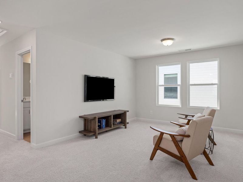 Furnished interior view inside a new home in Gregory Village, Lillington (Image 26).