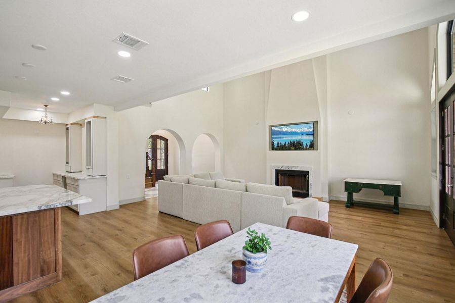 Furnished interior view inside a new home in , Willis (Image 26).