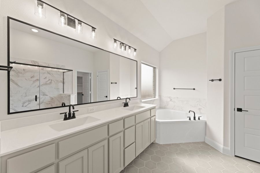 Furnished interior view inside a new home in Lovers Landing, Forney (Image 9).