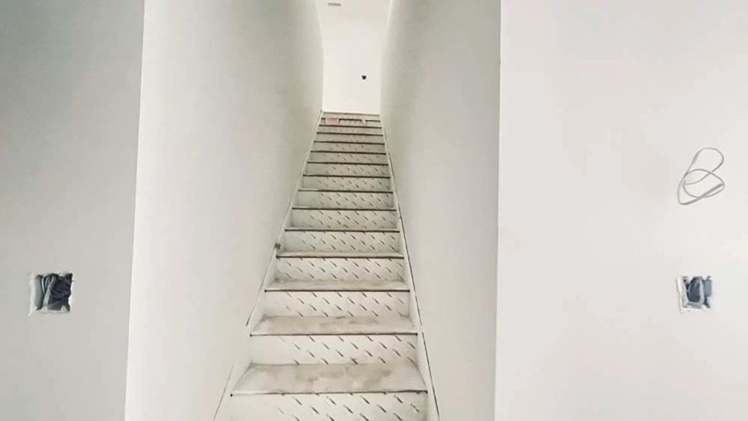 Stairs to Second Floor Construction Progress