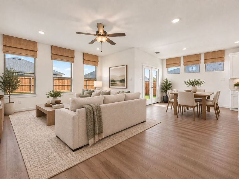 Furnished interior view inside a new home in Meadow Ridge Estates, Josephine (Image 14).