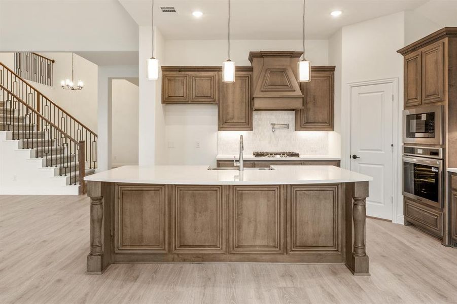 Furnished interior view inside a new home in Villages of Hurricane Creek, Anna (Image 6).