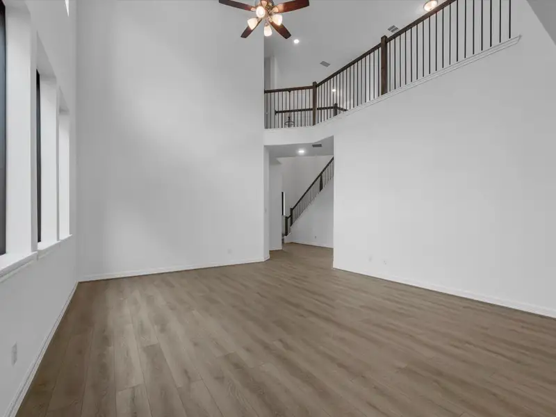 Gathering Room. Sample product photo. Actual exterior and interior selections may vary by homesite. Photo may be virtually staged.