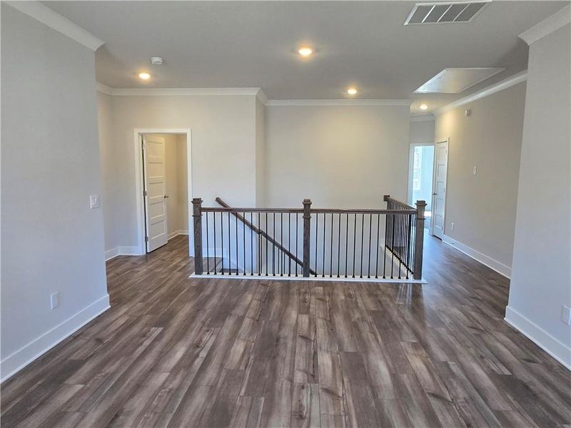 Spacious, unfurnished interior of a new home in Pinecrest Ridge, Dacula (Image 32). Spacious, unfurnished interior of a new home in Pinecrest Ridge, Dacula (Image 32).
