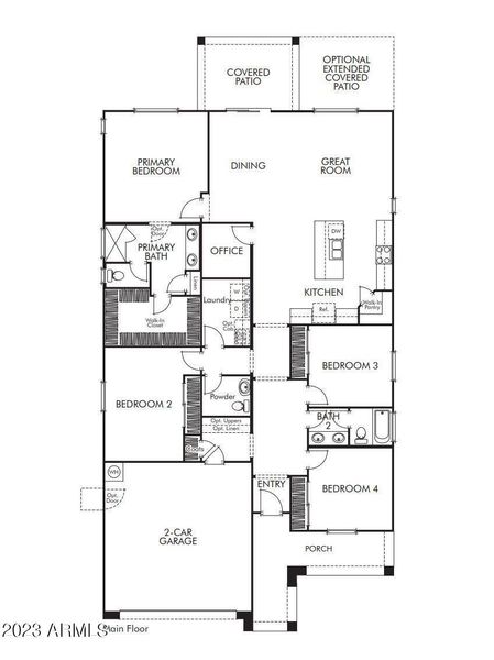 Plan 4002 MLS Floorplan