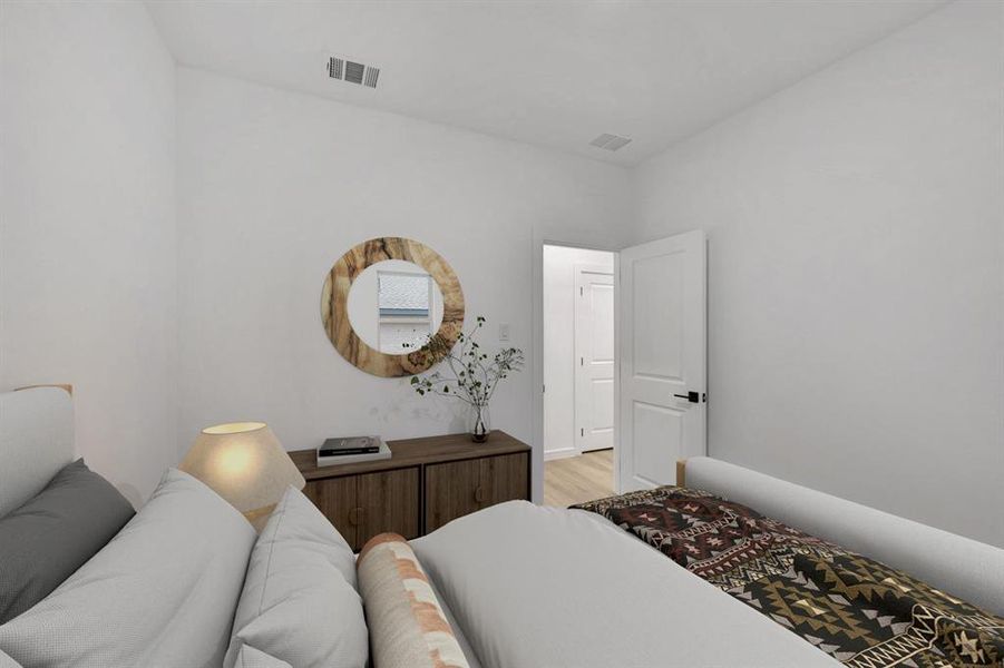 Furnished interior view inside a new home in Aspire at Noble Ridge, Howe (Image 15).