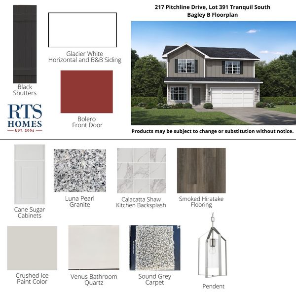 2D floor plan layout of this home in Tranquil South, Hinesville, GA (Image 3).
