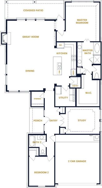 Berwyn Floor Plan in Willis Ranch, San Antonio | Sitterle Homes Berwyn Floor Plan in Willis Ranch, San Antonio | Sitterle Homes