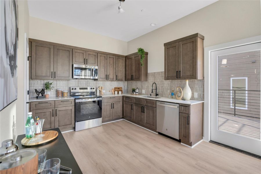 Furnished interior view inside a new home in , Austin (Image 10).