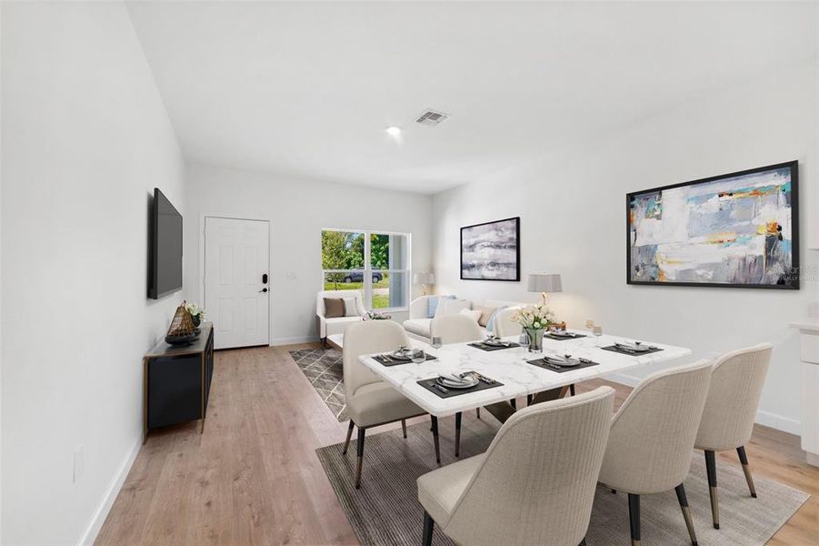 Furnished interior view inside a new home in , Titusville (Image 7).