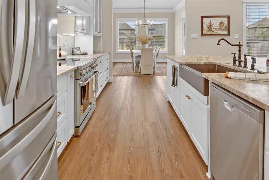 Furnished interior view inside a new home in , Burleson (Image 16).
