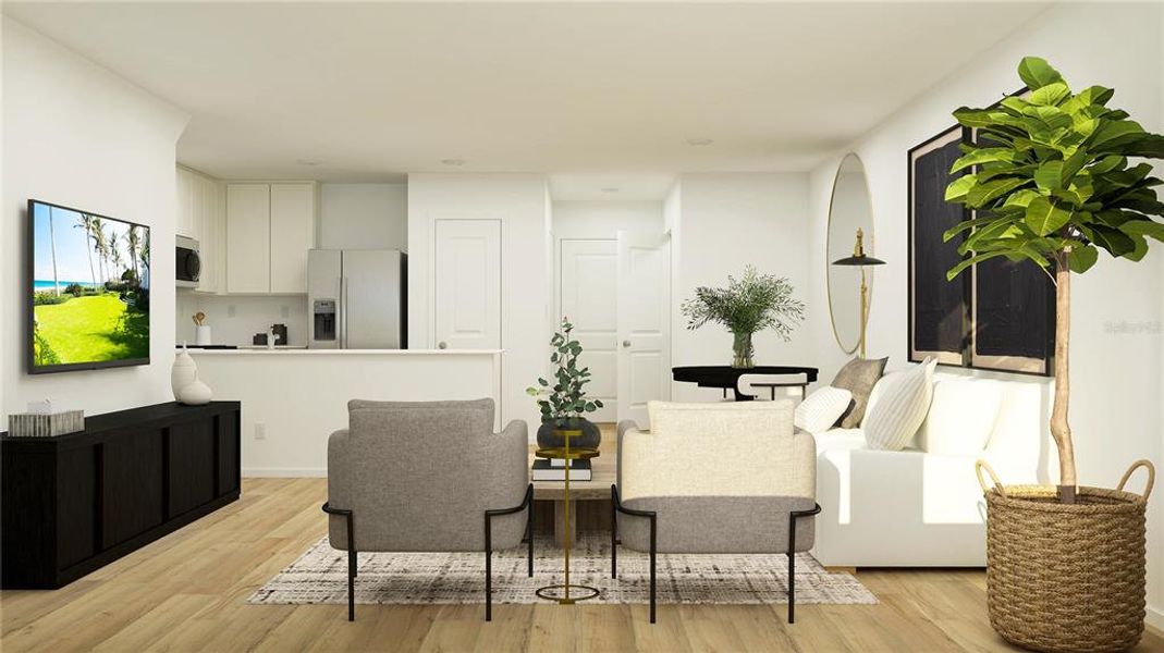 Furnished interior view inside a new home in , Davenport (Image 15).