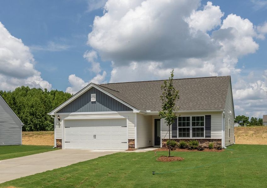 Angled view of the Aaron