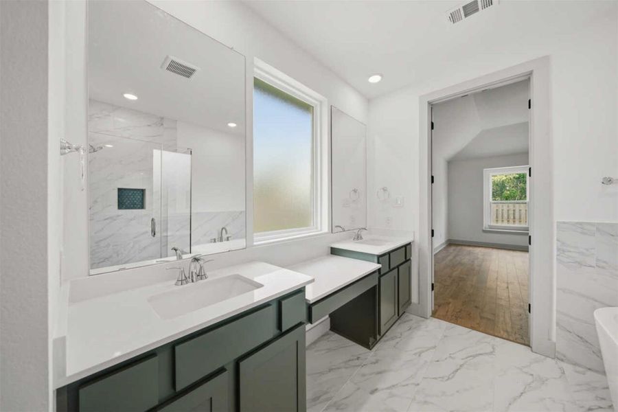 Furnished interior view inside a new home in COLTON, Todd Mission (Image 11).