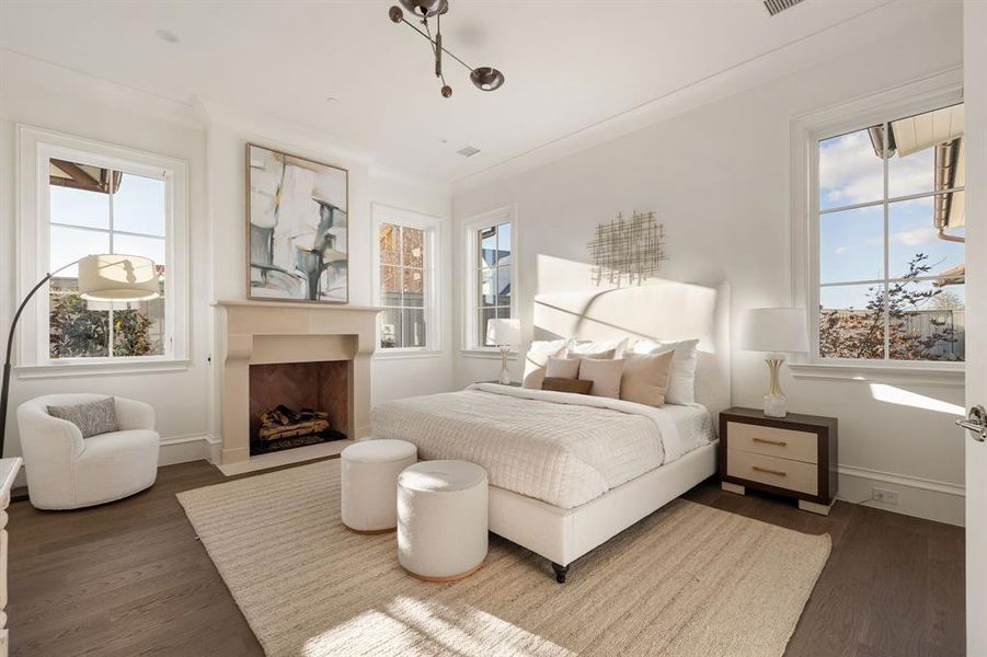 Furnished interior view inside a new home in , Frisco (Image 8).