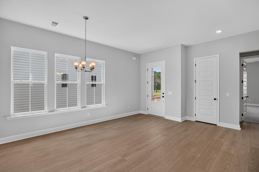 Spacious, unfurnished interior of a new home in Heron's Walk at Summers Corner, Summerville (Image 31). Spacious, unfurnished interior of a new home in Heron's Walk at Summers Corner, Summerville (Image 31).