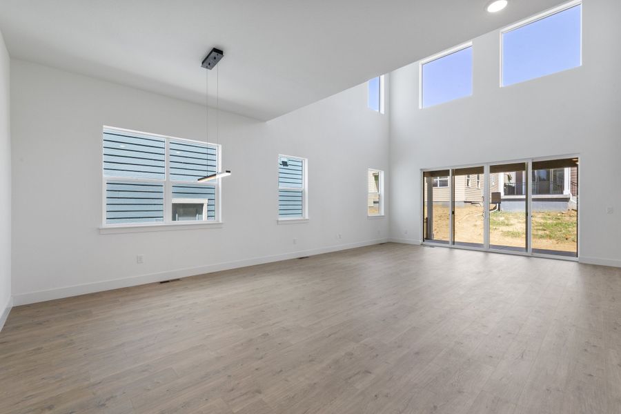 Representative unfurnished interior of a home built from the Journey Series - Varra by Brightland Homes in Dillon Pointe - Skyview, Broomfield (Image 8).