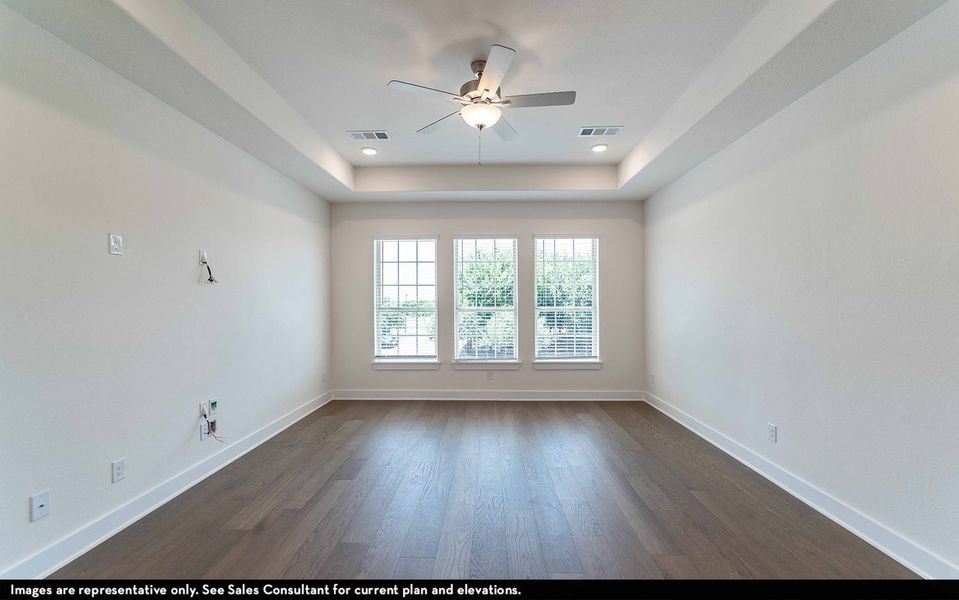 Representative unfurnished interior of a home built from the Shasta by CastleRock Communities in The Summit at Center Stage, Keller (Image 19).