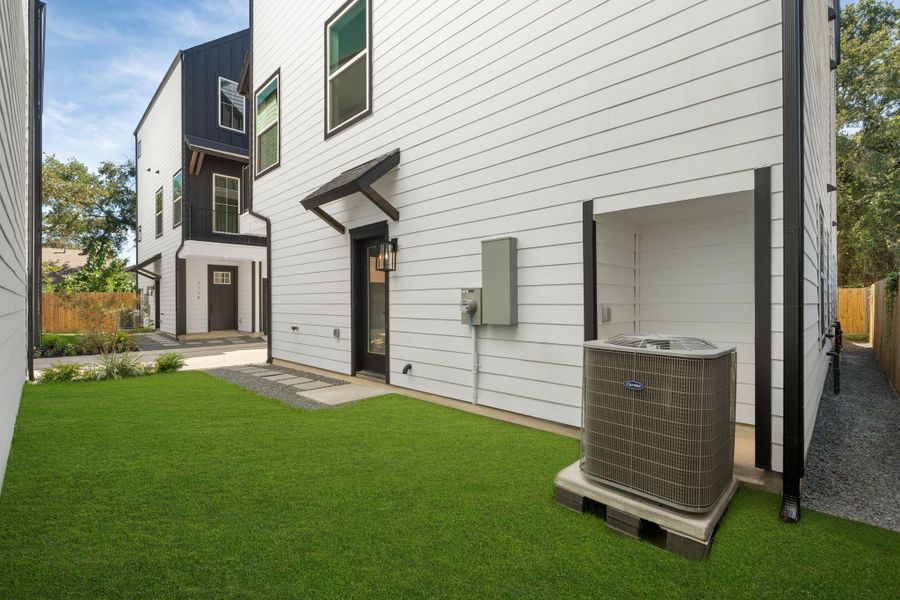 Exterior details and patio area of a home in , Houston (Image 25). Exterior details and patio area of a home in , Houston (Image 25).