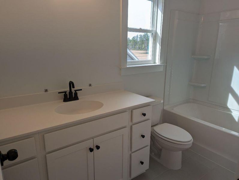 Furnished interior view inside a new home in The Enclave at French Quarter Creek, Huger (Image 8). Furnished interior view inside a new home in The Enclave at French Quarter Creek, Huger (Image 8).