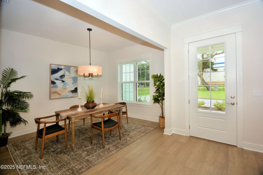 Furnished interior view inside a new home in , Fernandina Beach (Image 9).
