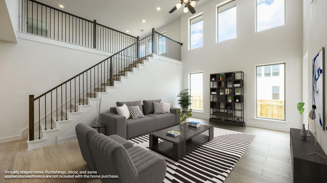 Furnished interior view inside a new home in Santa Rita Ranch - Tierra Rosa, Liberty Hill (Image 5).