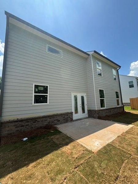 Exterior details and patio area of a home in Edenglen, Buford (Image 4). Exterior details and patio area of a home in Edenglen, Buford (Image 4).