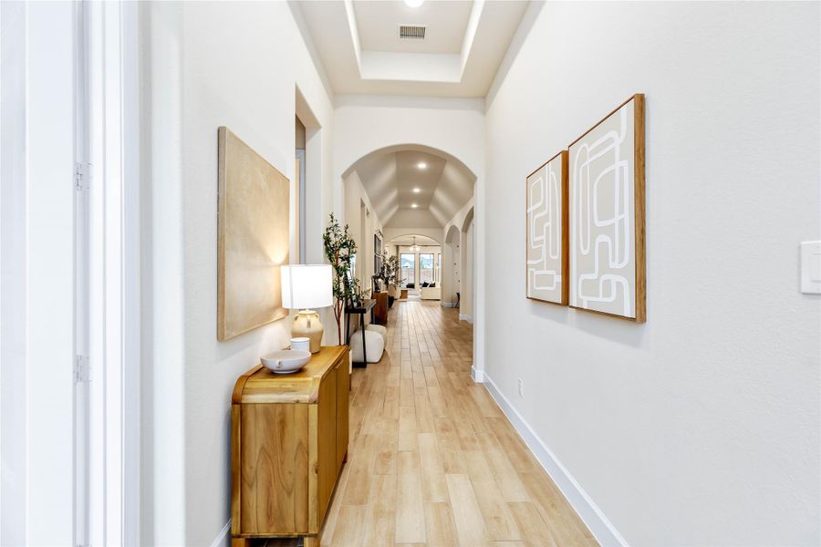 Furnished interior view inside a new home in Marvida, Cypress (Image 37).