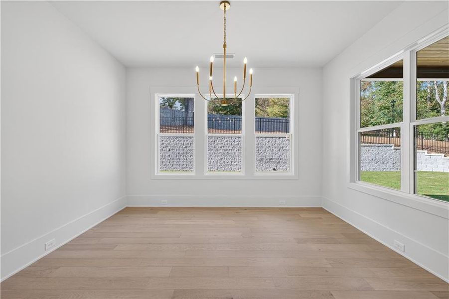 Spacious, unfurnished interior of a new home in Town Farms, Peachtree Corners (Image 42).