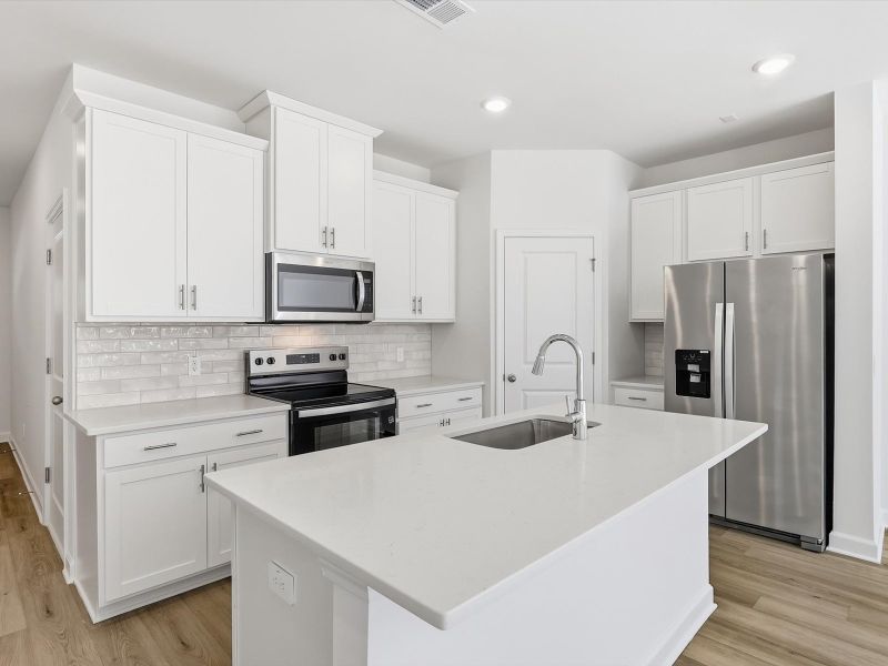 Furnished interior view inside a new home in Courts at Brook Run, Moncks Corner (Image 5).