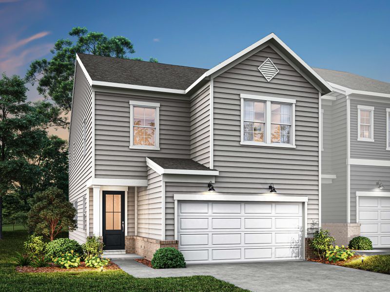 Representative exterior photo of a completed home built from the Stuart by Tri Pointe Homes in Millstone, Cramerton, NC (Image 2). Representative exterior photo of a completed home built from the Stuart by Tri Pointe Homes in Millstone, Cramerton, NC (Image 2).