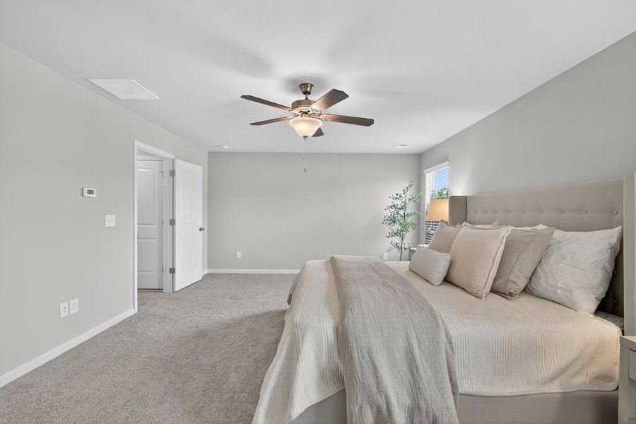 Furnished interior view inside a new home in The Reserve At Clock Tower, Douglasville (Image 18).
