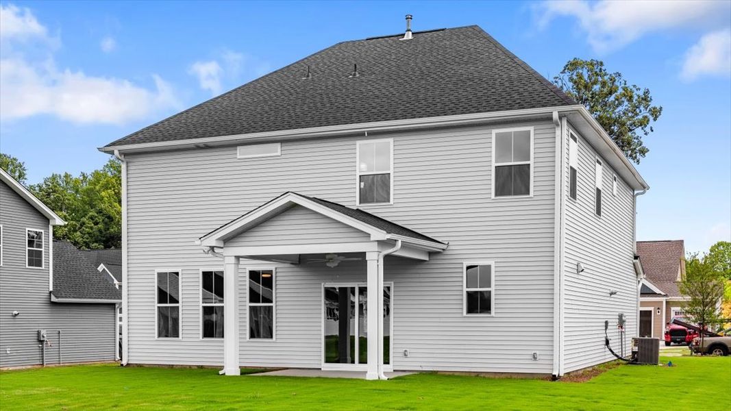 Exterior details and patio area of a home in Fieldstone, Lexington (Image 4).